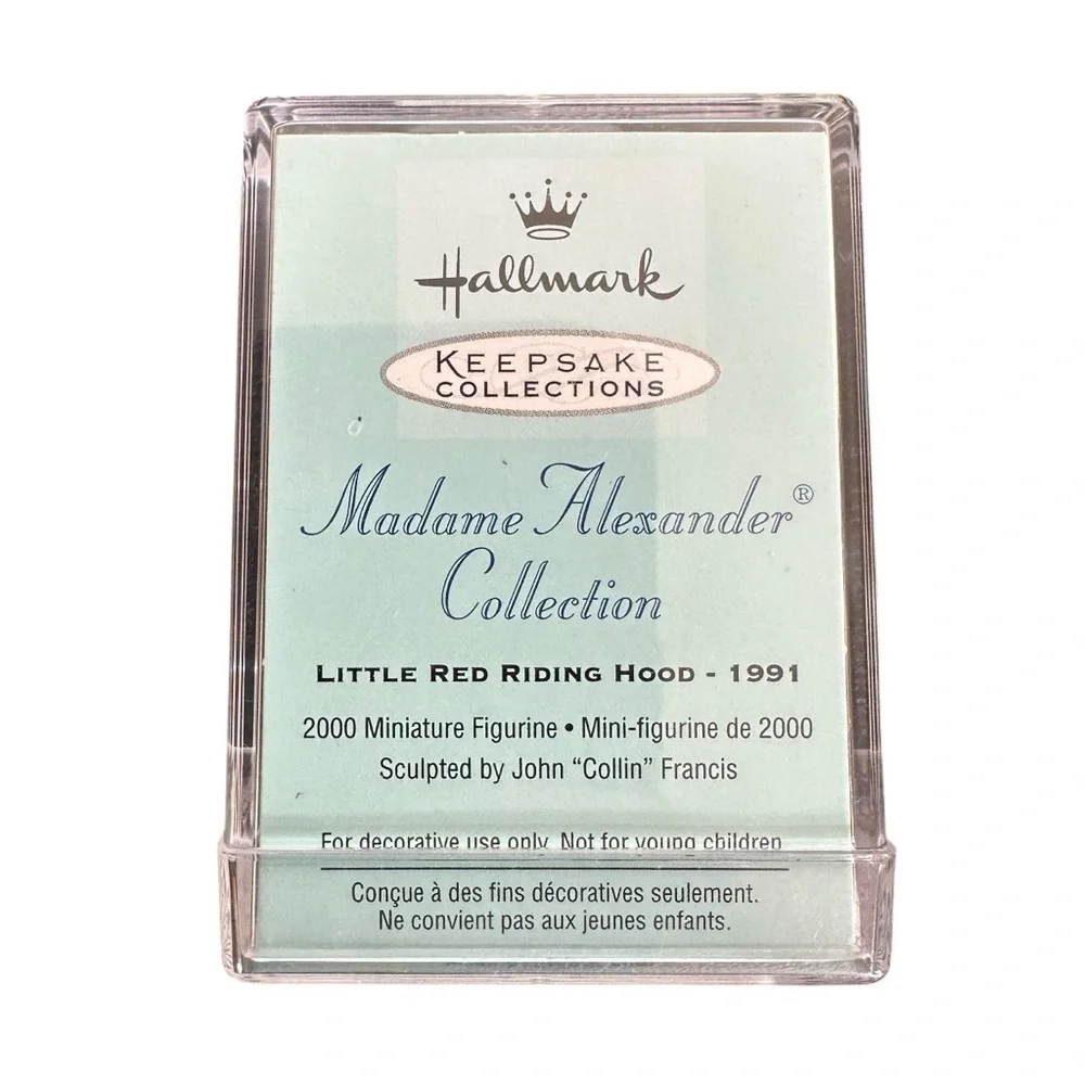 Hallmark Madame Alexander 1991 Little Red Riding Hood Figurine Vintage NWT